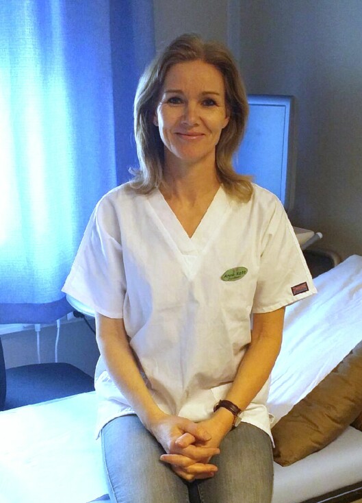 BLODPROPP I MORKAKEN: Denne typen infarkt kan ifølge jordmor Anne Kate Netskar skyldes årsaker som høyt blodtrykk og svangerskapsforgiftning. Foto: Privat BLODPROPP I MORKAKEN: Denne typen infarkt kan ifølge jordmor Anne Kate Netskar skyldes årsaker som høyt blodtrykk og svangerskapsforgiftning. Foto: Privat