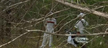 Her går golfstjernen seg fullstendig vill i skogen Her går golfstjernen seg fullstendig vill i skogen