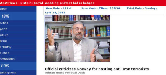 - Norge har blitt et fristed for terrorister - Norge har blitt et fristed for terrorister