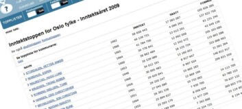 Nå blir det vanskeligere å sjekke skattelistene Nå blir det vanskeligere å sjekke skattelistene