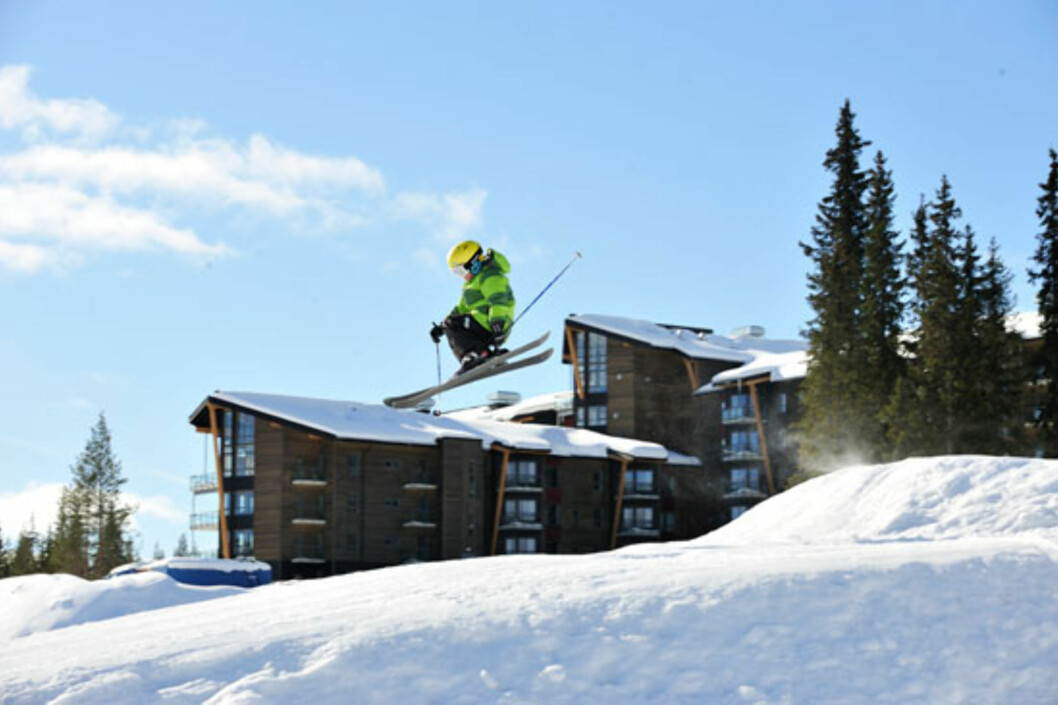 RADISSON BLU: Hotellet ligger fantastisk til midt i barnebakkene. Foto: Radisson Blu RADISSON BLU: Hotellet ligger fantastisk til midt i barnebakkene. Foto: Radisson Blu