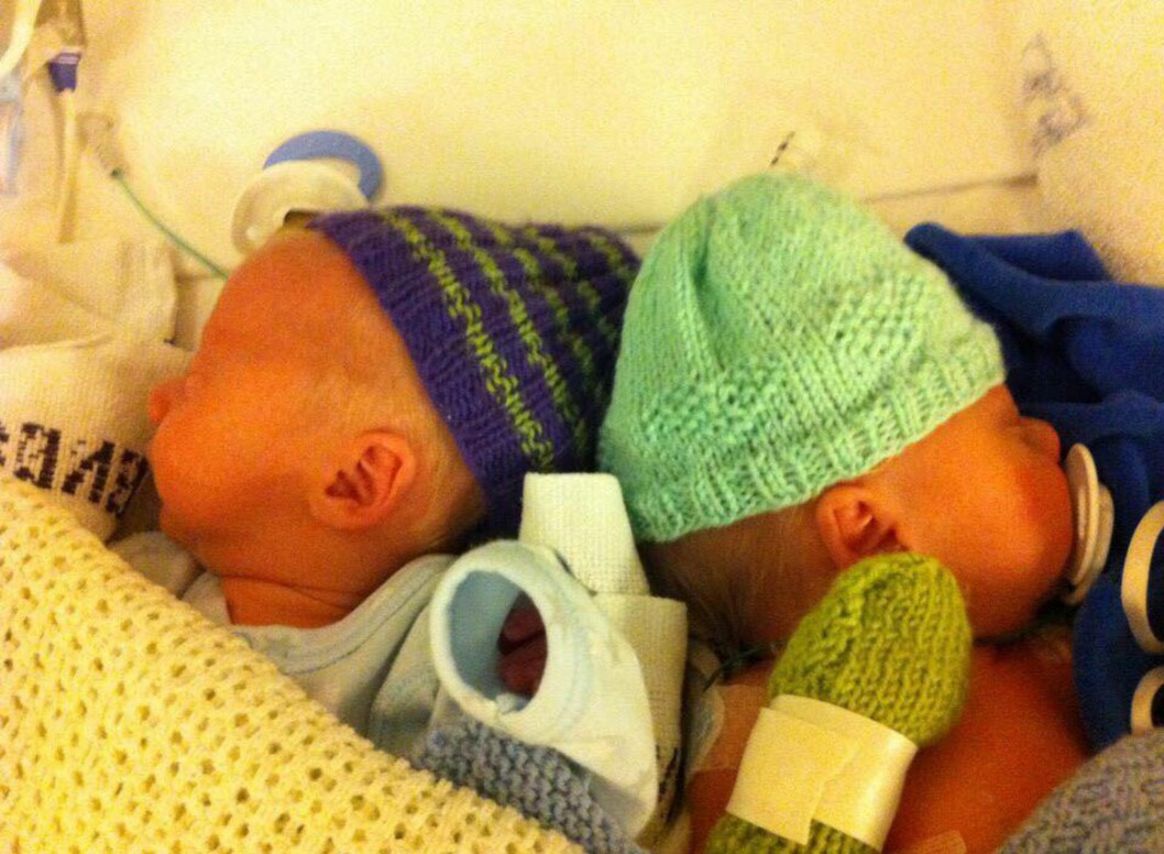 TVILLINGENE: Jacob til høyre, Jonas til venstre. Foto: privat TVILLINGENE: Jacob til høyre, Jonas til venstre. Foto: privat