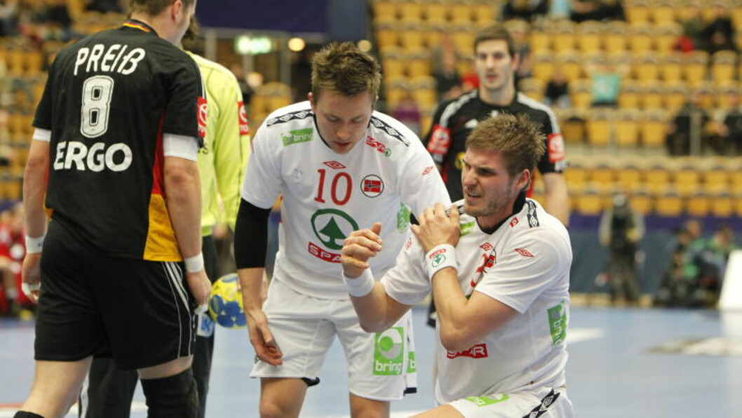 <strong>MÅLGARANTISTER:</strong> Håvard Tvedten scoret åtte og Bjarte Myrhol puttet sju. Foto: HÅKON MOSVOLD LARSEN/SCANPIX <strong>MÅLGARANTISTER:</strong> Håvard Tvedten scoret åtte og Bjarte Myrhol puttet sju. Foto: HÅKON MOSVOLD LARSEN/SCANPIX