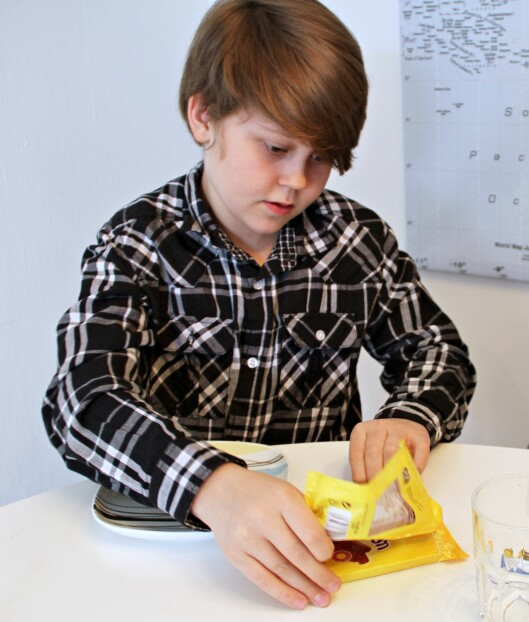 BEST I TEST: Marsipanpølsene fra Nidar ga testpanelet god påskesteming. Foto: Mammanett BEST I TEST: Marsipanpølsene fra Nidar ga testpanelet god påskesteming. Foto: Mammanett