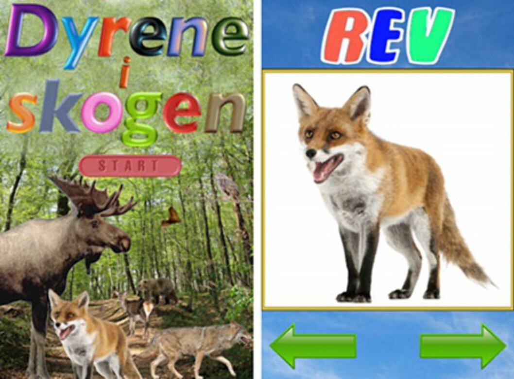 Dyrene i skogen: Appen som gir deg svaret på hva reven sier! Foto: iTunes Dyrene i skogen: Appen som gir deg svaret på hva reven sier! Foto: iTunes