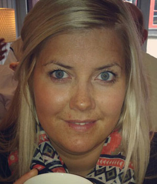 SELGER IKKE KLÆR MED HODESKALLER: Butikkeier Katrine Aas synes ikke slike trykk passer på barneklær SELGER IKKE KLÆR MED HODESKALLER: Butikkeier Katrine Aas synes ikke slike trykk passer på barneklær