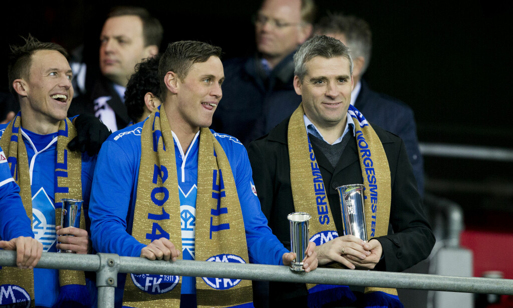 JAKTER CUPGULL: Tor Ole Skullerud (t.h.) og Tommy Høiland etter at Molde slo Odd i cupfinalen for to år siden. Nå kan han vinne cupgull på nytt - med Strømsgodset. Foto: Vegard Wivestad Grøtt / NTB scanpix JAKTER CUPGULL: Tor Ole Skullerud (t.h.) og Tommy Høiland etter at Molde slo Odd i cupfinalen for to år siden. Nå kan han vinne cupgull på nytt - med Strømsgodset. Foto: Vegard Wivestad Grøtt / NTB scanpix