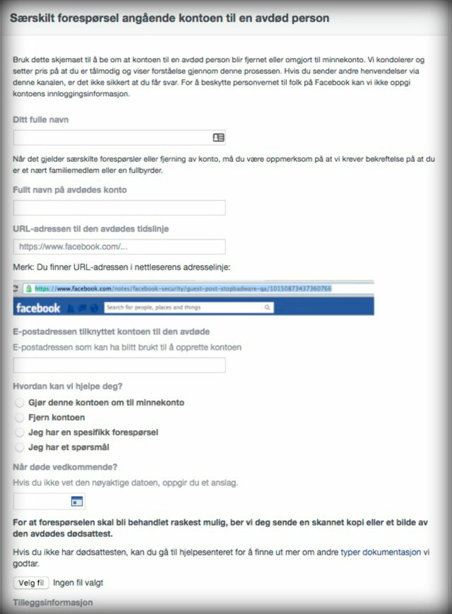 Slette instagram konto dødsfall Slette instagram konto dødsfall