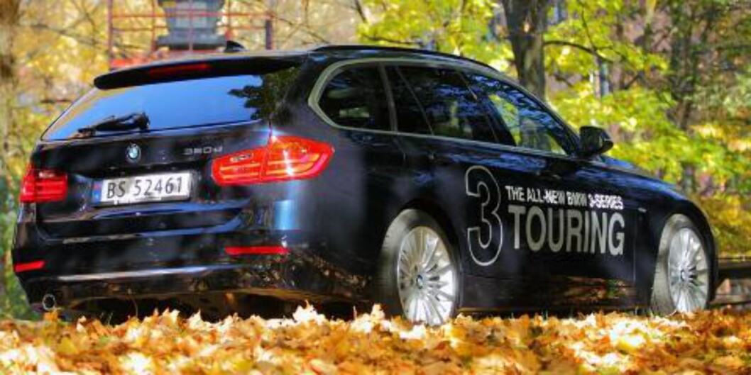 <strong>BMW 3-SERIE TOURING:</strong> Stasjonsvogn for dem som kjører mer enn de pakker bagasje. Den nye bensintoliteren i 320i er vår favorittmotor, mens 320d har grov lyd. FOTO: Egil Nordlien, HM Foto <strong>BMW 3-SERIE TOURING:</strong> Stasjonsvogn for dem som kjører mer enn de pakker bagasje. Den nye bensintoliteren i 320i er vår favorittmotor, mens 320d har grov lyd. FOTO: Egil Nordlien, HM Foto