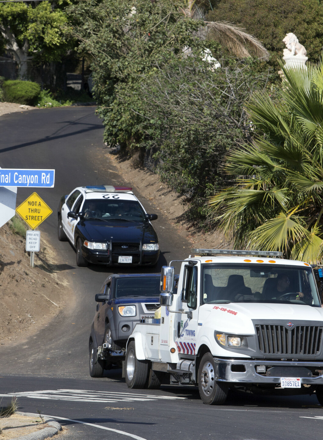 RYKKET UT: Politiet rykket ut til Miranda Kerrs hjem i Malibu etter en skyteepisode. Foto: NTB scanpix RYKKET UT: Politiet rykket ut til Miranda Kerrs hjem i Malibu etter en skyteepisode. Foto: NTB scanpix