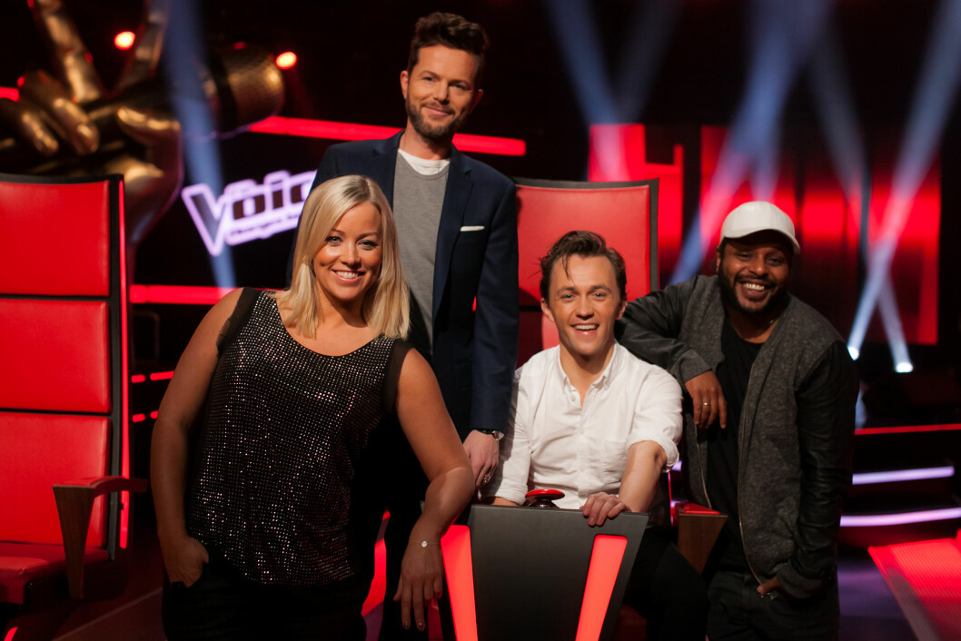 TV-PROFIL: Hanne Sørvaag sammen med de andre mentorene i 2015-sesongen av «The Voice», Espen Lind, Sondre Lerche og Yosef Wolde-Mariam. Foto: TV 2 TV-PROFIL: Hanne Sørvaag sammen med de andre mentorene i 2015-sesongen av «The Voice», Espen Lind, Sondre Lerche og Yosef Wolde-Mariam. Foto: TV 2