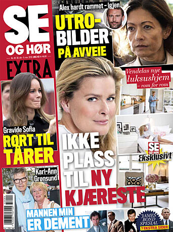 I SALG NÅ: Se bildene av Vendela Kirseboms nye luksushjem, les om Kari-Ann Grønsunds sorg for mannen og mye mer i Se og Hør Extra. Foto: Faksimile, Se og Hør I SALG NÅ: Se bildene av Vendela Kirseboms nye luksushjem, les om Kari-Ann Grønsunds sorg for mannen og mye mer i Se og Hør Extra. Foto: Faksimile, Se og Hør