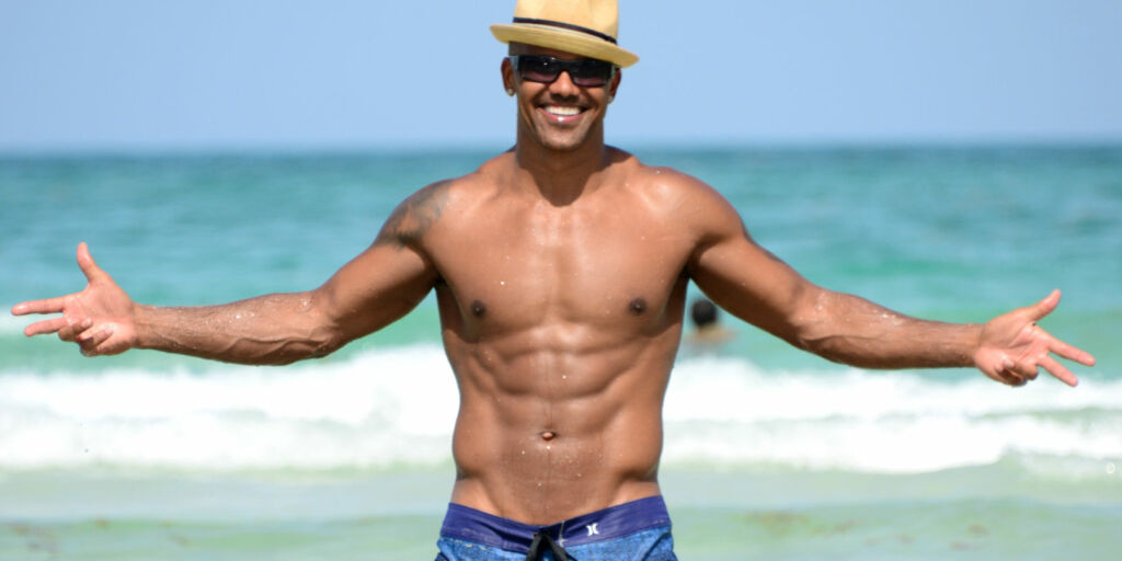 image: Shemar Moore viste frem drømmekroppen