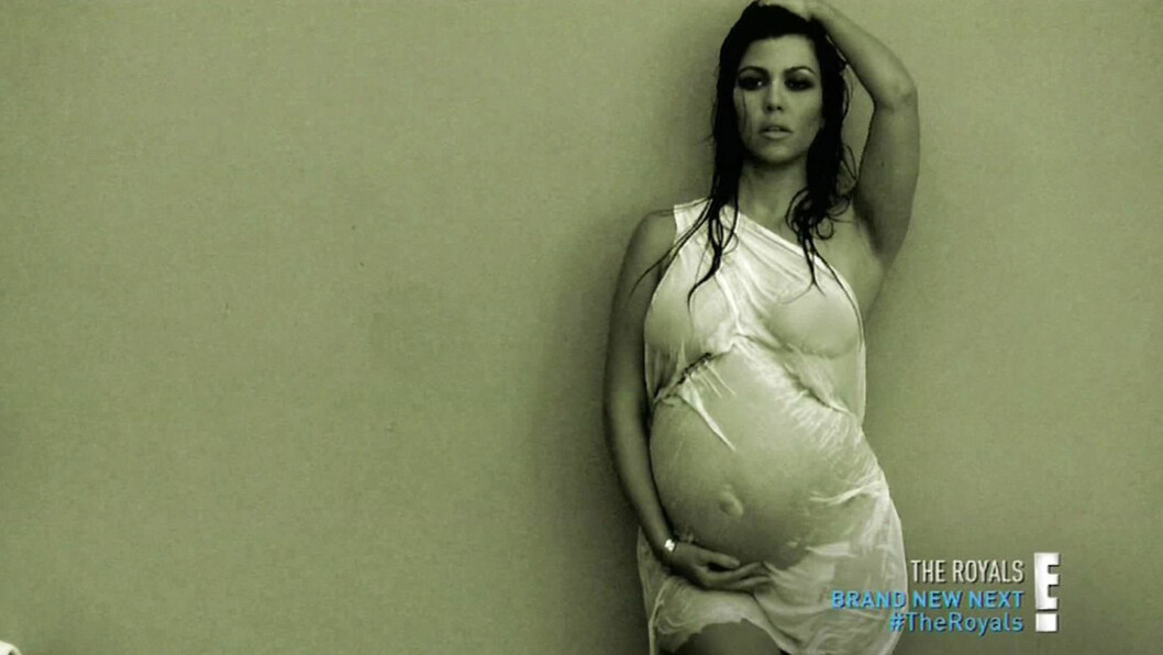 BABY NUMMER TRE: Kourtney ble trebarnsmamma i desember. Foto: Xposure BABY NUMMER TRE: Kourtney ble trebarnsmamma i desember. Foto: Xposure