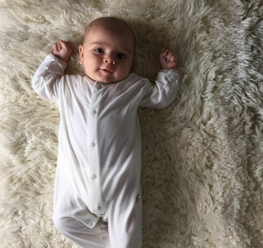 VISTE FRAM REIGN: Tidligere denne måneden la Kourtney ut et bilde av lille Reign på sin Instagram-side. Foto: Instagram VISTE FRAM REIGN: Tidligere denne måneden la Kourtney ut et bilde av lille Reign på sin Instagram-side. Foto: Instagram