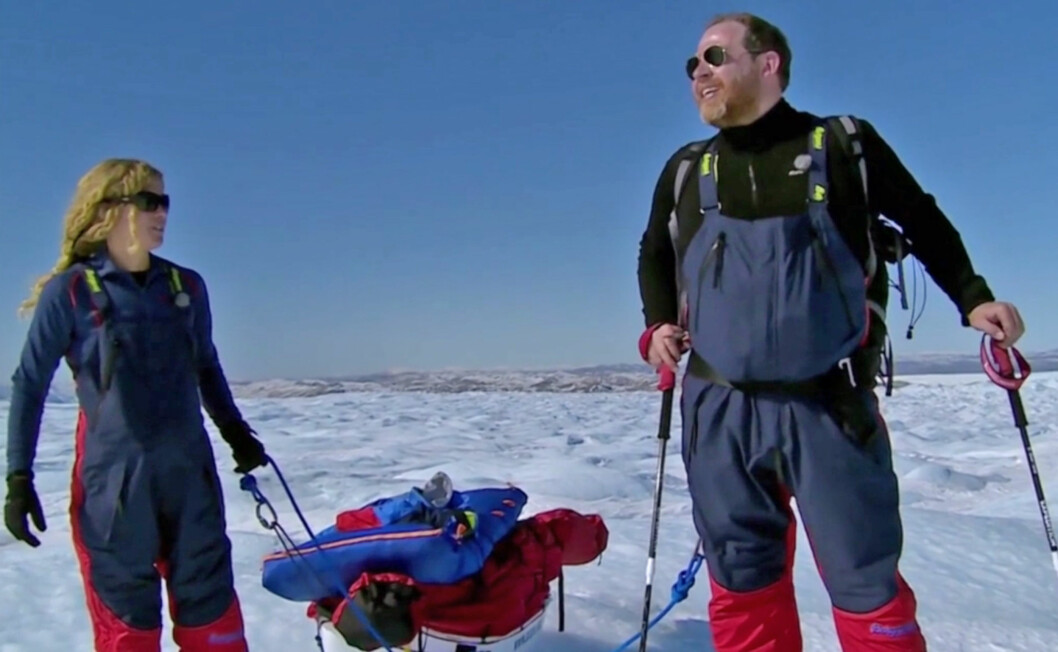 TV-AKTUELL: Svendsen har sammen med Cecilie Skog vært aktuell med serien Tjukken og Lillemor. Nå planlegger de en ny sesong. Foto: TV 2 TV-AKTUELL: Svendsen har sammen med Cecilie Skog vært aktuell med serien Tjukken og Lillemor. Nå planlegger de en ny sesong. Foto: TV 2