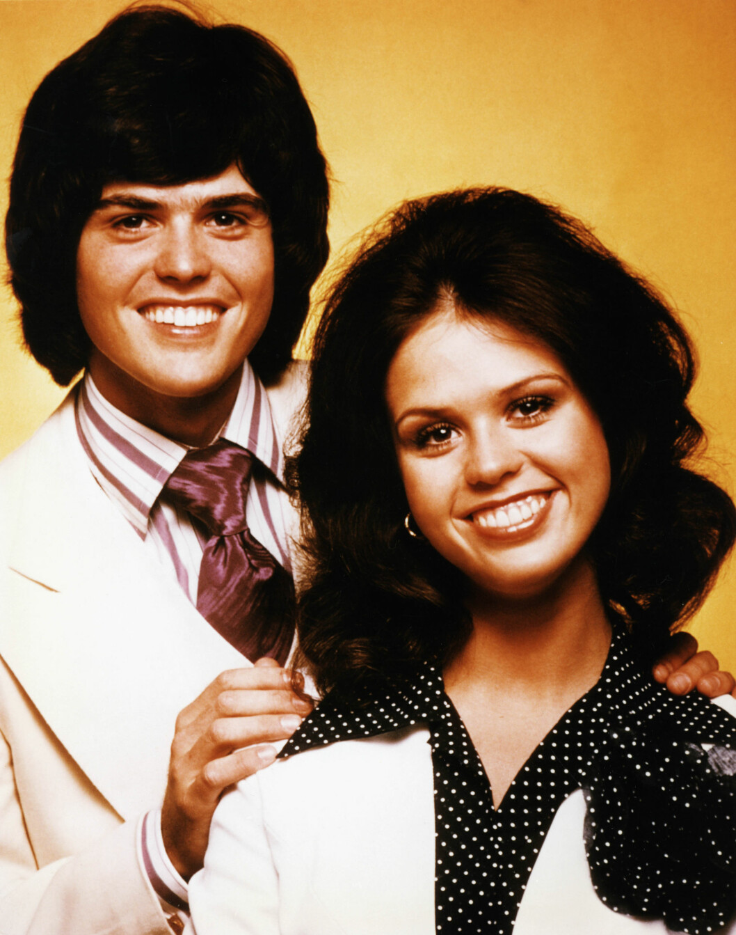 70-TALLS STJERNER: Donny og Marie Osmond gjorde stor suksess på 70-tallet med blant annet album og eget TV-show. Foto: Stella Pictures 70-TALLS STJERNER: Donny og Marie Osmond gjorde stor suksess på 70-tallet med blant annet album og eget TV-show. Foto: Stella Pictures
