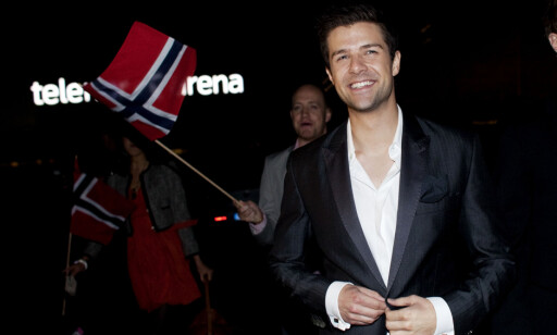 I EUROVISION: Didrik Solli-Tangen gikk til topps i Melodi Grand Prix i 2010. Under Eurovision-finalen i Telenor Arena samme år endte han på en 20. plass. Foto: Kyrre Lien / Scanpix I EUROVISION: Didrik Solli-Tangen gikk til topps i Melodi Grand Prix i 2010. Under Eurovision-finalen i Telenor Arena samme år endte han på en 20. plass. Foto: Kyrre Lien / Scanpix