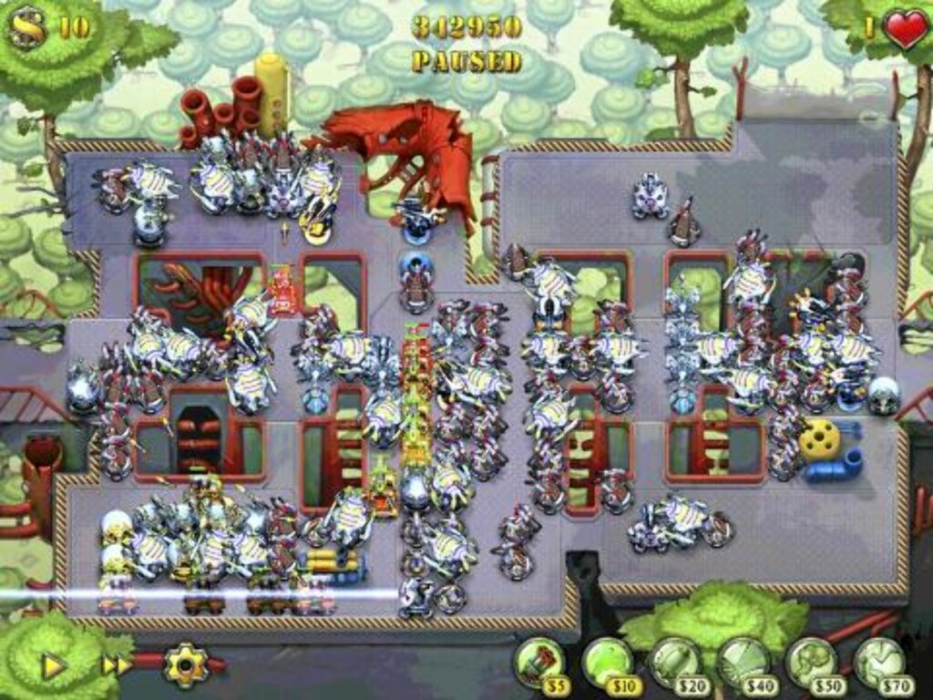 FIELDRUNNERS: Utrolig bra strategispill for iPad. Illustrasjonsfoto FIELDRUNNERS: Utrolig bra strategispill for iPad. Illustrasjonsfoto