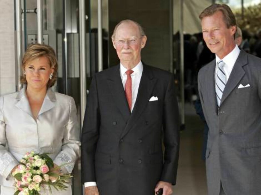 Grand Duke Jean attends the SIlver Wedding Anniversary Celebrations of Grand Duke Henri & Grand Duchess Maria-Theresa of Luxembourg.
Lunch & reception at the Museum of Art.
Picture: UK Press Foto: All Over Press Grand Duke Jean attends the SIlver Wedding Anniversary Celebrations of Grand Duke Henri & Grand Duchess Maria-Theresa of Luxembourg.
Lunch & reception at the Museum of Art.
Picture: UK Press Foto: All Over Press