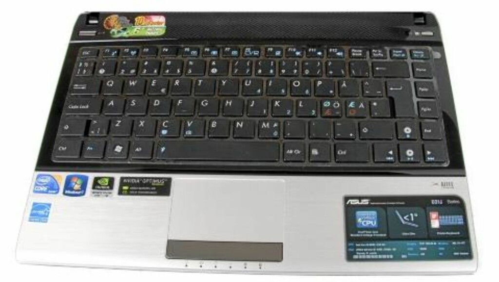 CHICKLET: Asus har valg å gå gi U31J samme chicklet-tastatur som vi tidligere har sett på modeller i denne serien. Et godt valg. Foto: Espen Schei CHICKLET: Asus har valg å gå gi U31J samme chicklet-tastatur som vi tidligere har sett på modeller i denne serien. Et godt valg. Foto: Espen Schei