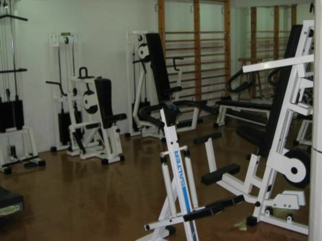 <strong>TRENINGSSTUDIO:</strong> For de som orker så er det mulighet til å trene i ferien også. Foto: Per Tandberg <strong>TRENINGSSTUDIO:</strong> For de som orker så er det mulighet til å trene i ferien også. Foto: Per Tandberg