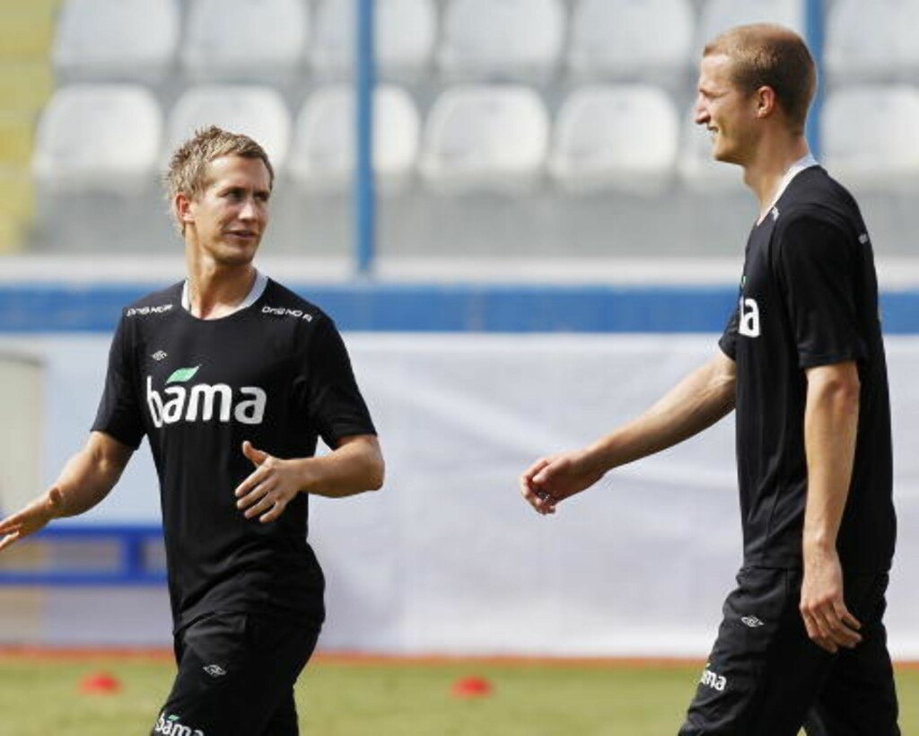 NORSKE FAVORITTER: Se Morten Gamst Pedersen (t.v.) og Blackburn mot Fulham med Brede Hangeland på Craven Cottage den første helga i mars. Her på trening med fotballandslaget i fjor sommer. Foto: ERLEND AAS / Scanpix NORSKE FAVORITTER: Se Morten Gamst Pedersen (t.v.) og Blackburn mot Fulham med Brede Hangeland på Craven Cottage den første helga i mars. Her på trening med fotballandslaget i fjor sommer. Foto: ERLEND AAS / Scanpix