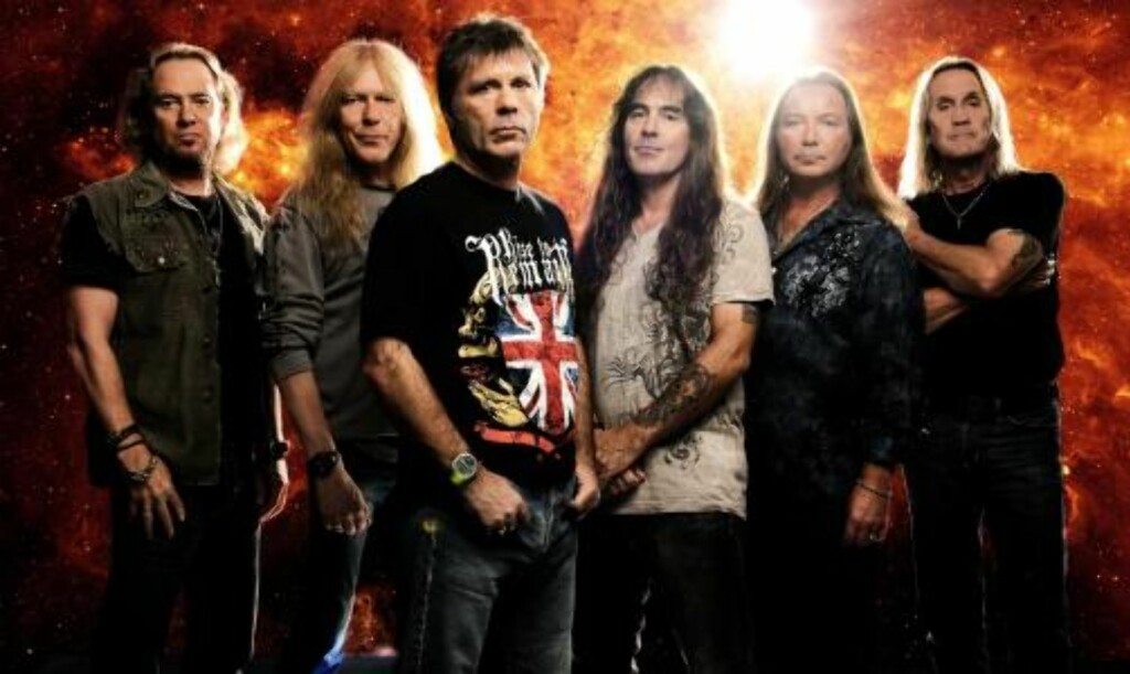 I GOD BEHOLD: Iron Maiden selv er kommet fram til Finland i god behold. Verre gikk det med et av flyene deres. Foto: John McMurtrie/EMI I GOD BEHOLD: Iron Maiden selv er kommet fram til Finland i god behold. Verre gikk det med et av flyene deres. Foto: John McMurtrie/EMI