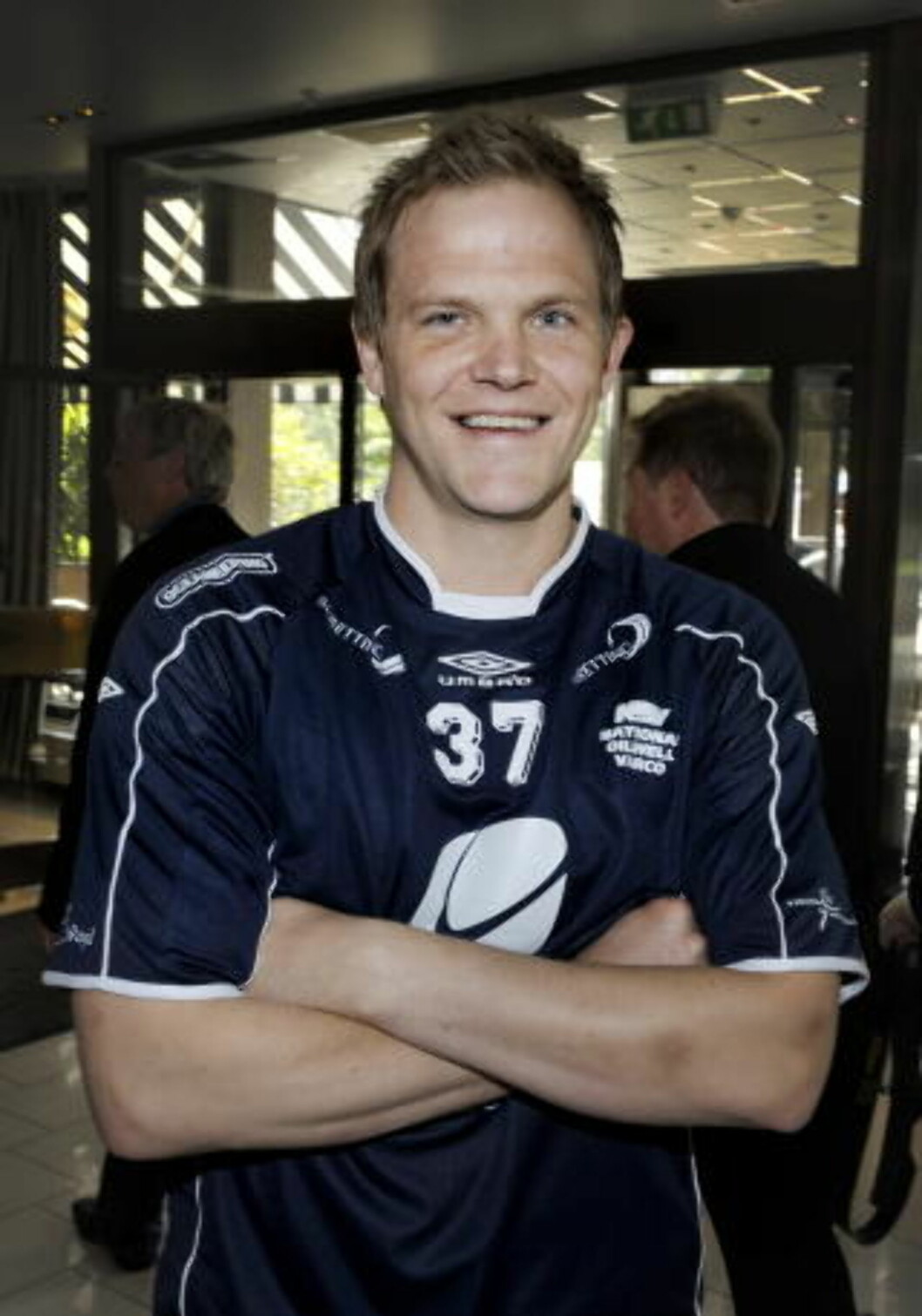 <strong>HJEMME IGJEN:</strong> Kjetil Strand har nesten ikke spilt håndball i sommer, på grunn av en vond ankel. Foto: John T. Pedersen <strong>HJEMME IGJEN:</strong> Kjetil Strand har nesten ikke spilt håndball i sommer, på grunn av en vond ankel. Foto: John T. Pedersen