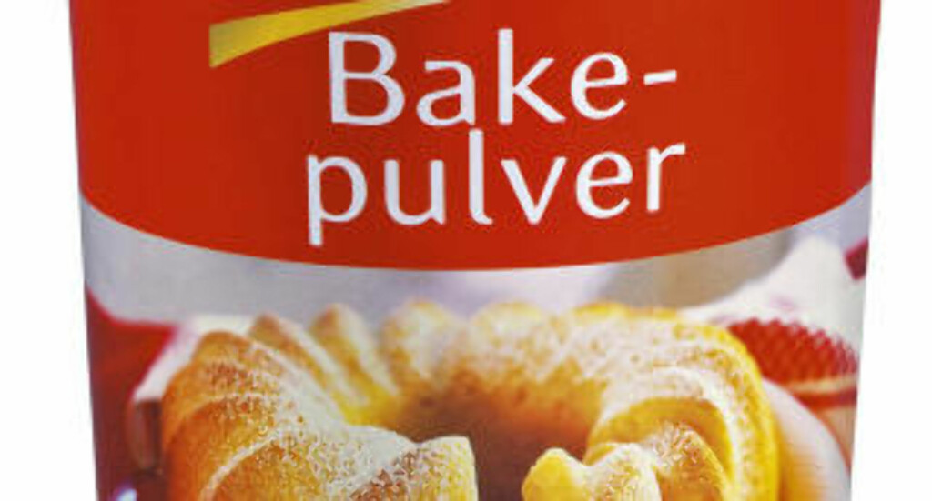 BAKEPULVER: Fungerer bra på blant fastbrente matrester. Foto: Kraft Foods Norge AS BAKEPULVER: Fungerer bra på blant fastbrente matrester. Foto: Kraft Foods Norge AS