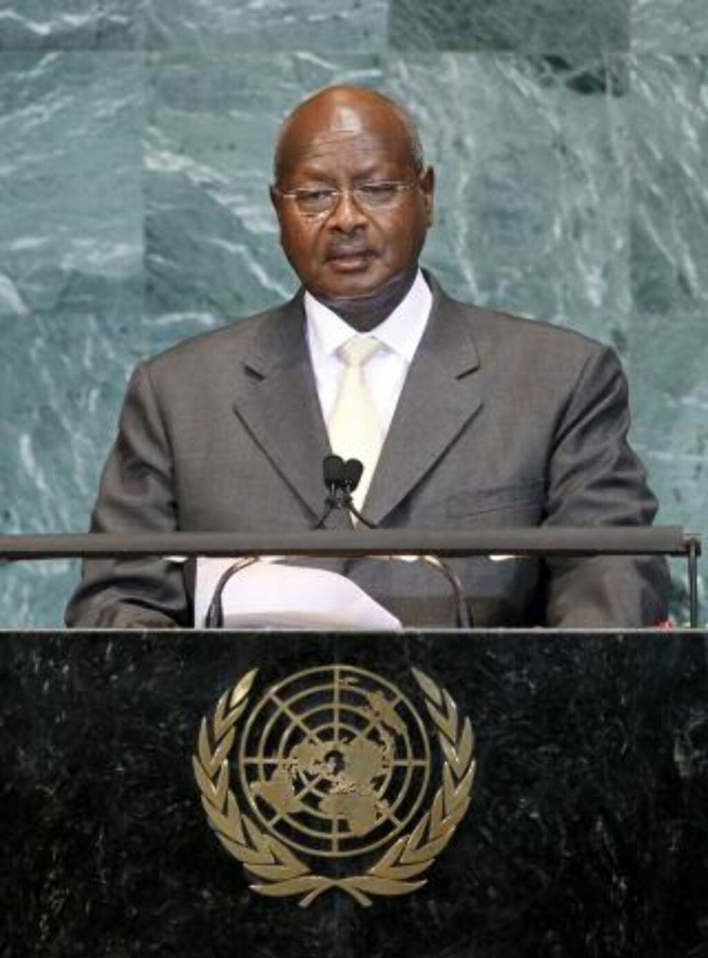 BER OM PENGER: Uganda er den fremste bidragsyteren til Den afrikanske unions styrke i Somalia, og i dag ber landets president president Yoweri Museveni om penger for å øke innsatsen i landet. Foto: AP Photo/Jason DeCrow/Scanpix BER OM PENGER: Uganda er den fremste bidragsyteren til Den afrikanske unions styrke i Somalia, og i dag ber landets president president Yoweri Museveni om penger for å øke innsatsen i landet. Foto: AP Photo/Jason DeCrow/Scanpix