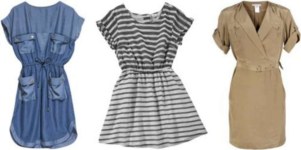 FRA VENSTRE: HogM (kr 399), Gina Tricot (kr 249), Paul og Joe Sister (kr 1530). Foto: Fashionmixology.com, produsenten FRA VENSTRE: HogM (kr 399), Gina Tricot (kr 249), Paul og Joe Sister (kr 1530). Foto: Fashionmixology.com, produsenten