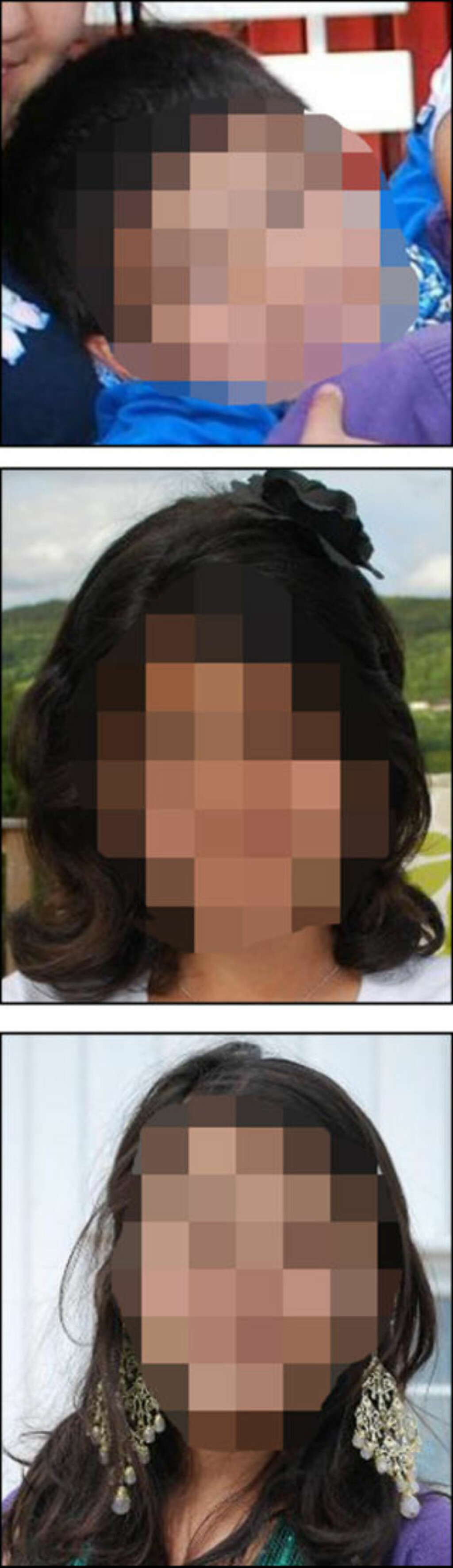 BARNA: De tre barna som er savnet er 6, 13 og 14 år gamle. Foto: POLITIET / PRIVAT BARNA: De tre barna som er savnet er 6, 13 og 14 år gamle. Foto: POLITIET / PRIVAT