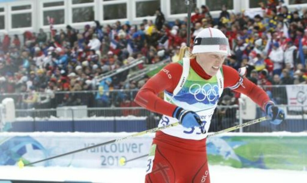 FANTOMLØP: Tora Berger gikk seg opp nesten 30 plasser, men det holdt ikke til pallen i dag.
Foto: Heiko Junge / Scanpix FANTOMLØP: Tora Berger gikk seg opp nesten 30 plasser, men det holdt ikke til pallen i dag.
Foto: Heiko Junge / Scanpix
