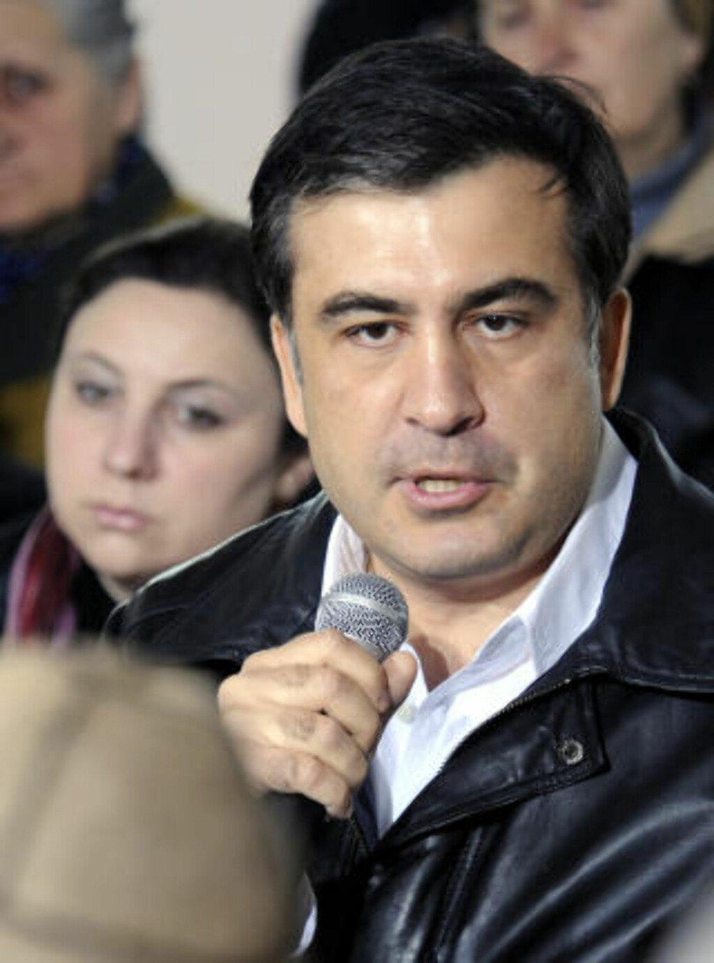 - GODKJENT AV PRESIDENTEN: - Jeg er sikker på at hvert sekund av innslaget var godkjent av Saakasjvili, sier opposisjonsleder Nino Burjandadze. Foto: AP Photo/Irakly Gedenidze/Scanpix - GODKJENT AV PRESIDENTEN: - Jeg er sikker på at hvert sekund av innslaget var godkjent av Saakasjvili, sier opposisjonsleder Nino Burjandadze. Foto: AP Photo/Irakly Gedenidze/Scanpix