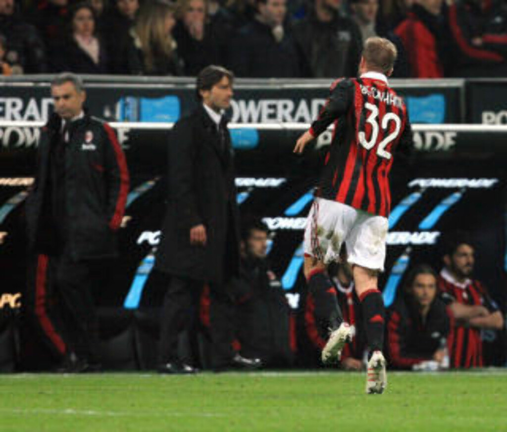 AVREVET AKILLES: David Beckham måtte hinke av San Siro med en avrevet akillessene i søndagens kamp mot Chievo.Foto: SCANPIX / AFP PHOTO / FABRIZIO FORTE AVREVET AKILLES: David Beckham måtte hinke av San Siro med en avrevet akillessene i søndagens kamp mot Chievo.Foto: SCANPIX / AFP PHOTO / FABRIZIO FORTE