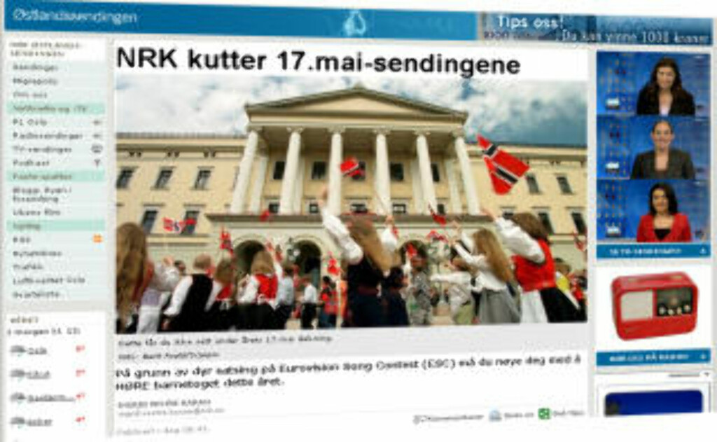 KUTTER 17. MAI-SENDINGENE? Neida. Faksimile KUTTER 17. MAI-SENDINGENE? Neida. Faksimile