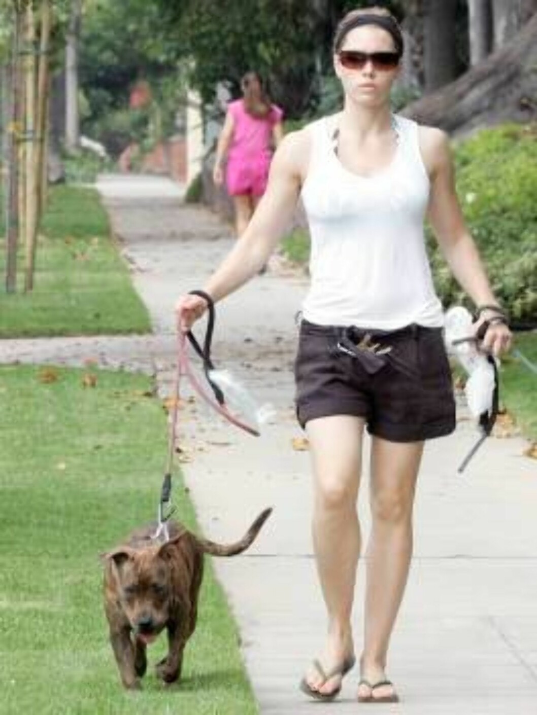 7th Heaven Jessica Biel walks her two dogs in Brentwood june 20, 2006 Foto: All Over Press 7th Heaven Jessica Biel walks her two dogs in Brentwood june 20, 2006 Foto: All Over Press
