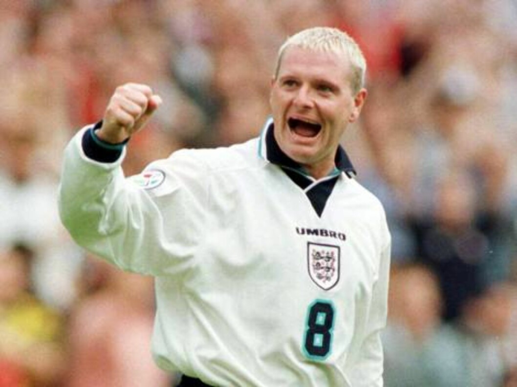 <strong>FOTBALLSTJERNE:</strong> Paul Gascoigne er en av Englands beste fotballspillere gjennom tidene. Foto: AP/SCANPIX <strong>FOTBALLSTJERNE:</strong> Paul Gascoigne er en av Englands beste fotballspillere gjennom tidene. Foto: AP/SCANPIX