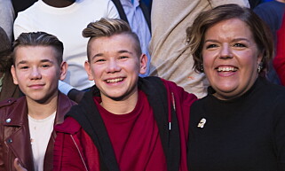 PÅ LANSERING: Popartistene Marcus og Martinus Gunnarsen sammen med komiker Else Kåss Furuseth torsdag. Foto: Håkon Mosvold Larsen / NTB scanpix PÅ LANSERING: Popartistene Marcus og Martinus Gunnarsen sammen med komiker Else Kåss Furuseth torsdag. Foto: Håkon Mosvold Larsen / NTB scanpix