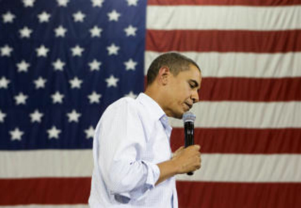 FORBILDE: Hanekamhaug ser mer opp til Palins rival fra valgkampen, Barack Obama. Foto: REUTERS/Larry Downing/Scanpix FORBILDE: Hanekamhaug ser mer opp til Palins rival fra valgkampen, Barack Obama. Foto: REUTERS/Larry Downing/Scanpix
