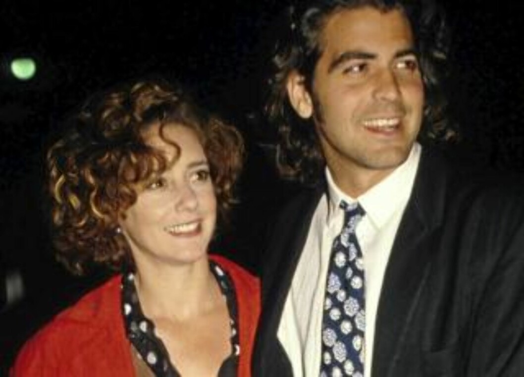 George Clooney og hans første og siste kone - Talia Balsam. Foto: Stella George Clooney og hans første og siste kone - Talia Balsam. Foto: Stella