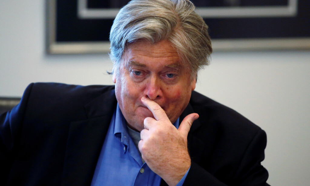 INN I VARMEN: Den svært kontroversielle valgkampsjefen til Donald Trump, Steve Bannon, blir sjefstrateg for USAs neste president. Foto: REUTERS/Carlo Allegri INN I VARMEN: Den svært kontroversielle valgkampsjefen til Donald Trump, Steve Bannon, blir sjefstrateg for USAs neste president. Foto: REUTERS/Carlo Allegri