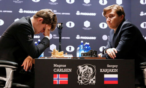 image: Magnus unngikk nederlag med et nødskrik etter flere tabbetrekk