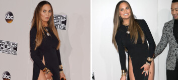 Chrissy Teigen fikk kritikk for å droppe undertøyet på rød løper - svarer tilbake i kjent stil Chrissy Teigen fikk kritikk for å droppe undertøyet på rød løper - svarer tilbake i kjent stil