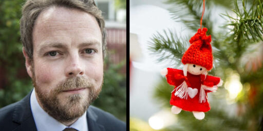 image: - Man behøver ikke be foreldrene om tillatelse for å gå rundt juletreet og synge «Et barn er født i Betlehem»