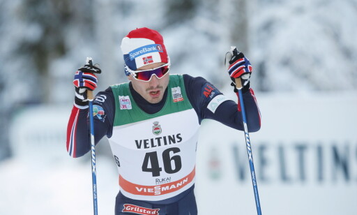 SLO TILBAKE: Finn Hågen Krogh ble best nordmann på 4. plass dagen etter at han raste etter å ha bli disket. Foto: Terje Bendiksby / NTB scanpix SLO TILBAKE: Finn Hågen Krogh ble best nordmann på 4. plass dagen etter at han raste etter å ha bli disket. Foto: Terje Bendiksby / NTB scanpix