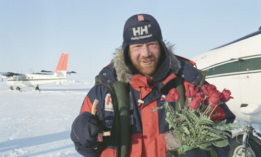 NORDPOLEN: i 1994 ble Børge Ousland førstemann til å gå ski til polpunktet uten hjelp eller etterforsyninger underveis. Det tok ham 52 dager. Siden den gang har eventyreren opplevd store endringer med isen. Foto: NTB Scanpix NORDPOLEN: i 1994 ble Børge Ousland førstemann til å gå ski til polpunktet uten hjelp eller etterforsyninger underveis. Det tok ham 52 dager. Siden den gang har eventyreren opplevd store endringer med isen. Foto: NTB Scanpix