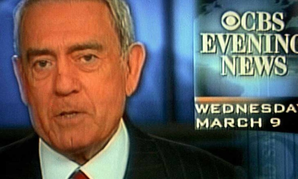 NATTAS FARVEL: Her leder Dan Rather sitt program for siste gang. Foto: EPA/FRAME GRAB/CBS NEWS NATTAS FARVEL: Her leder Dan Rather sitt program for siste gang. Foto: EPA/FRAME GRAB/CBS NEWS