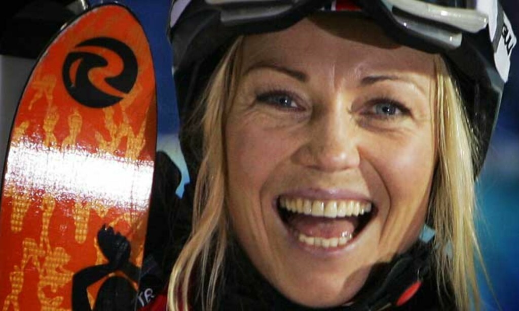 LIKE BLID: Kari Traa smilte bredt selv om det ikke holdt helt til gull i kveld. Foto: Scanpix LIKE BLID: Kari Traa smilte bredt selv om det ikke holdt helt til gull i kveld. Foto: Scanpix